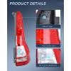 imageNilight Taillight Assembly Compatible with 2007 2008 2009 2010 2011 Honda CRV Tail Light OE Style Rear Lamp Replacement Passenger Side