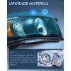 imageNilight Taillight Assembly Compatible with 2007 2008 Dodge Ram 1500 2007 2008 2009 Dodge Ram 2500 3500 Rear Lamp Replacement OE Style Driver Side and Passenger Side Dark Red LensBlack Housing  Amber Reflector