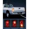 imageNilight Taillight Assembly Compatible with 2007 2008 Dodge Ram 1500 2007 2008 2009 Dodge Ram 2500 3500 Rear Lamp Replacement OE Style Driver Side and Passenger Side Dark Red LensRedDriver Side