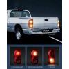 imageNilight Taillight Assembly Compatible with 2007 2008 Dodge Ram 1500 2007 2008 2009 Dodge Ram 2500 3500 Rear Lamp Replacement OE Style Driver Side and Passenger Side Dark Red LensSmoke RedPair
