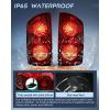 imageNilight Taillight Assembly Compatible with 2007 2008 Dodge Ram 1500 2007 2008 2009 Dodge Ram 2500 3500 Rear Lamp Replacement OE Style Driver Side and Passenger Side Dark Red LensSmoke RedPair