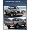 imageNilight Taillight Assembly Compatible with 2007 2008 Dodge Ram 1500 2007 2008 2009 Dodge Ram 2500 3500 Rear Lamp Replacement OE Style Driver Side and Passenger Side Dark Red LensBlack Housing  Amber Reflector wTaillight