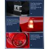 imageNilight Taillight Assembly Compatible with 2007 2008 Dodge Ram 1500 2007 2008 2009 Dodge Ram 2500 3500 Rear Lamp Replacement OE Style Driver Side and Passenger Side Dark Red LensRedDriver Side
