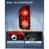 imageNilight Taillight Assembly Compatible with 2007 2008 Dodge Ram 1500 2007 2008 2009 Dodge Ram 2500 3500 Rear Lamp Replacement OE Style Driver Side and Passenger Side Dark Red LensSmoke RedDriver Side