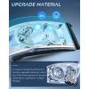 imageNilight Taillight Assembly Compatible with 2007 2008 Dodge Ram 1500 2007 2008 2009 Dodge Ram 2500 3500 Rear Lamp Replacement OE Style Driver Side and Passenger Side Dark Red LensChrome Housing Clear Reflector