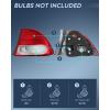 imageNilight Taillight Assembly Compatible with 2009 2010 2011 Honda Civic Sedan Hybrid 4 Door Rear Lamp Replacement OE Style Passenger SidePassenger Side