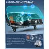 imageNilight Taillight Assembly Compatible with 2011 2012 2013 2014 2015 2016 Chrysler Town amp Country with LED Type Taillights Only Rear Lamp OE Style Driver SideBlack Housing  Amber Reflector
