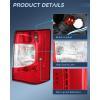 imageNilight Taillight Assembly Compatible with 2011 2012 2013 2014 2015 2016 Chrysler Town amp Country with LED Type Taillights Only Rear Lamp OE Style Driver SidePassenger sideChrysler TownCountry