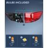 imageNilight Taillight Assembly Compatible with 2014 2015 2016 2017 2018 2019 2020 Acura MDX Tail Light OE Style Outer Rear Lamp Replacement Driver SidePassenger Side