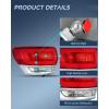 imageNilight Taillight Assembly Compatible with 2014 2015 2016 2017 2018 2019 2020 Jeep Grand Cherokee LaredoLimitedOverlandSummit Tail Lights Inner Driver Side wBulbsOuter Driver Side