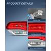 imageNilight Taillight Assembly Compatible with 2014 2015 2016 2017 2018 2019 2020 Jeep Grand Cherokee LaredoLimitedOverlandSummit Tail Lights Inner Driver Side wBulbsInner Passenger Side