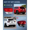 imageNilight Taillight Assembly Compatible with 2014 2015 2016 2017 2018 2019 2020 Jeep Grand Cherokee LaredoLimitedOverlandSummit Tail Lights Inner Driver Side wBulbsOuter Driver Side