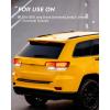 imageNilight Taillight Assembly Compatible with 2014 2015 2016 2017 2018 2019 2020 Jeep Grand Cherokee LaredoLimitedOverlandSummit Tail Lights Inner Driver Side wBulbsOuter Passenger Side