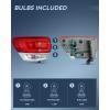 imageNilight Taillight Assembly Compatible with 2014 2015 2016 2017 2018 2019 2020 Jeep Grand Cherokee LaredoLimitedOverlandSummit Tail Lights Inner Driver Side wBulbsOuter Driver Side