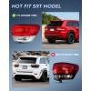 imageNilight Taillight Assembly Compatible with 2014 2015 2016 2017 2018 2019 2020 Jeep Grand Cherokee LaredoLimitedOverlandSummit Tail Lights Inner Driver Side wBulbsOuter Passenger Side