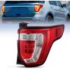 imageNilight Taillight Assembly Compatible with 2016 2017 2018 2019 Ford Explorer Rear Lamp Replacement OE Style LED and halogen bulbs Driver Side PassengerPassenger Side