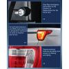 imageNilight Taillight Assembly Compatible with 2016 2017 2018 2019 Ford Explorer Rear Lamp Replacement OE Style LED and halogen bulbs Driver Side PassengerPassenger Side
