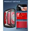 imageNilight Taillight Assembly Compatible with 2016 2017 2018 GMC Sierra 1500 Tail Light with LED Type OE Style Rear Lamp Replacement Driver SidePair of Driver and Passenger Side