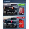 imageNilight Taillight Assembly Compatible with 2016 2017 2018 GMC Sierra 1500 Tail Light with LED Type OE Style Rear Lamp Replacement Driver SidePair of Driver and Passenger Side