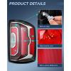imageNilight Taillight Assembly Compatible with 2016 2017 2018 GMC Sierra 1500 Tail Light with LED Type OE Style Rear Lamp Replacement Driver SidePassenger Side