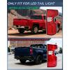 imageNilight Taillight Assembly Compatible with 2019 2020 2021 2022 2023 Chevrolet Silverado 1500 20202023 Chevy Silverado 2500HD 3500HD LED Tail Light Rear Lamp Replacement Driver SidePassenger Side
