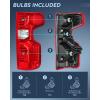 imageNilight Taillight Assembly Compatible with 2019 2020 2021 2022 2023 Chevrolet Silverado 1500 20202023 Chevy Silverado 2500HD 3500HD LED Tail Light Rear Lamp Replacement Driver SidePassenger Side