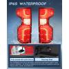 imageNilight Taillight Assembly Compatible with 2019 2020 2021 2022 2023 Chevrolet Silverado 1500 20202023 Chevy Silverado 2500HD 3500HD LED Tail Light Rear Lamp Replacement Driver SidePair of Driver and Passenger Side