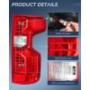 imageNilight Taillight Assembly Compatible with 2019 2020 2021 2022 2023 Chevrolet Silverado 1500 20202023 Chevy Silverado 2500HD 3500HD LED Tail Light Rear Lamp Replacement Driver SidePassenger Side