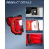 imageNilight Taillight Assembly Compatible with 2020 2021 2022 2023 GMC Acadia LED Tail Light Replacement OE Style Passenger SideDriver Side