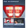 imageNilight Taillight Assembly Compatible with 2021 2022 2023 Ford F150 XL Non Blind Spot Model Tail Light Halogen Type Rear Lamp Replacement OE Style Driver and Passenger Side