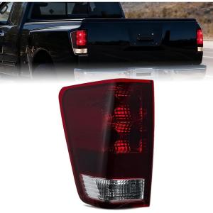 imageNilight Taillight Assembly Compatible with 2004 2005 2006 2007 2008 2009 2010 2011 2012 2013 2014 2015 Nissan Titan Tail Light OE Style Rear Lamp Replacement Passenger Side Red LensSmoked LenDriver Side
