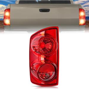 imageNilight Taillight Assembly Compatible with 2007 2008 Dodge Ram 1500 2007 2008 2009 Dodge Ram 2500 3500 Rear Lamp Replacement OE Style Driver Side and Passenger Side Dark Red LensRedDriver Side