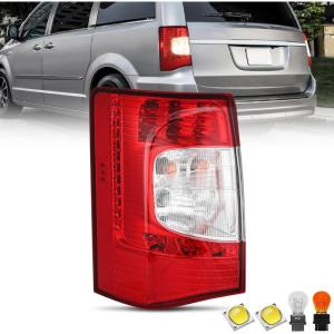 imageNilight Taillight Assembly Compatible with 2011 2012 2013 2014 2015 2016 Chrysler Town amp Country with LED Type Taillights Only Rear Lamp OE Style Driver SideDriver SideChrysler TownCountry