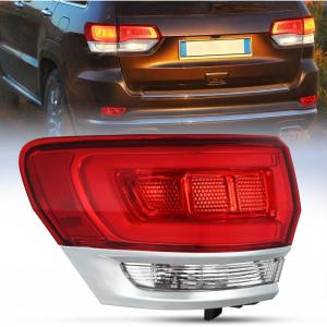 imageNilight Taillight Assembly Compatible with 2014 2015 2016 2017 2018 2019 2020 Jeep Grand Cherokee LaredoLimitedOverlandSummit Tail Lights Inner Driver Side wBulbsOuter Driver Side