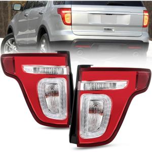 imageNilight Taillight Assembly Compatible with 2016 2017 2018 2019 Ford Explorer Rear Lamp Replacement OE Style LED and halogen bulbs Driver Side PassengerPair of Driver and Passenger Side