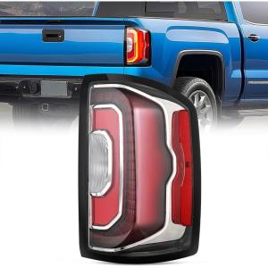 imageNilight Taillight Assembly Compatible with 2016 2017 2018 GMC Sierra 1500 Tail Light with LED Type OE Style Rear Lamp Replacement Driver SidePassenger Side