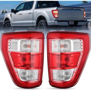 imageNilight Taillight Assembly Compatible with 2021 2022 2023 Ford F150 XL Non Blind Spot Model Tail Light Halogen Type Rear Lamp Replacement OE Style Driver and Passenger Side