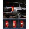 imageNilight Headlight Assembly for 2007 2008 2009 2010 2011 2012 2013 2014 Chevy Avalanche Tahoe Suburban 1500 2500 Replacement Headlamp Bumper Lamp Set Black Housing Amber ReflectorRedPassenger Side