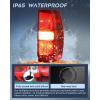 imageNilight Headlight Assembly for 2007 2008 2009 2010 2011 2012 2013 2014 Chevy Avalanche Tahoe Suburban 1500 2500 Replacement Headlamp Bumper Lamp Set Black Housing Amber ReflectorRedPassenger Side