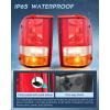 imageNilight Taillight Assembly Compatible with 1993 1994 1995 1996 1997 Ford Ranger Dark Red Tail Light OE Style Rear Lamp Replacement Driver SideRedPair