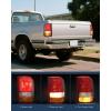 imageNilight Taillight Assembly Compatible with 1993 1994 1995 1996 1997 Ford Ranger Dark Red Tail Light OE Style Rear Lamp Replacement Driver SideRedPassenger Side