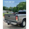 imageNilight Taillight Assembly Compatible with 1999 2000 2001 2002 Chevy Silverado 1999 2000 2001 2002 2003 2004 2005 2006 GMC Sierra Tail Rear Light Fleetside OE Style Driver Side Red BorderSmoke Lens