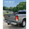 imageNilight Taillight Assembly Compatible with 1999 2000 2001 2002 Chevy Silverado 1999 2000 2001 2002 2003 2004 2005 2006 GMC Sierra Tail Rear Light Fleetside OE Style Driver Side Red BorderRed Lens