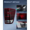 imageNilight Taillight Assembly Compatible with 2004 2005 2006 2007 2008 2009 2010 2011 2012 2013 2014 2015 Nissan Titan Tail Light OE Style Rear Lamp Replacement Driver Side Red LensSmoked LenPassenger Side