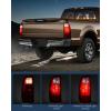 imageNilight Taillight Assembly Compatible with 2008 2009 2010 2011 2012 2013 2014 2015 2016 Ford F250 F350 F450 Super Duty Incandescent Type Upgrade LED Tube Tail Lights Rear Brake LampsDark RedPassenger Side