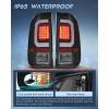 imageNilight Taillight Assembly Compatible with 2008 2009 2010 2011 2012 2013 2014 2015 2016 Ford F250 F350 F450 Super Duty Incandescent Type Upgrade LED Tube Tail Lights Rear Brake LampsLED SmokeC ShapePair