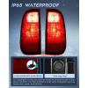 imageNilight Taillight Assembly Compatible with 2008 2009 2010 2011 2012 2013 2014 2015 2016 Ford F250 F350 F450 Super Duty Rear Tail Light Lamp Replacement OE Style Driver Side Dark RedDark RedPair