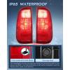 imageNilight Taillight Assembly Compatible with 2008 2009 2010 2011 2012 2013 2014 2015 2016 Ford F250 F350 F450 Super Duty Rear Tail Light Lamp Replacement OE Style Driver Side Dark RedRedPair