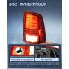 imageNilight Taillight Assembly Compatible with 2013 2014 2015 2016 2017 2018 Dodge Ram 1500 20142018 Ram 2500 3500 LED Style Driver Side and Passenger Side Rear Tail Light with BulbsRed Black