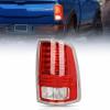 imageNilight Taillight Assembly Compatible with 2013 2014 2015 2016 2017 2018 Dodge Ram 1500 20142018 Ram 2500 3500 LED Style Driver Side and Passenger Side Rear Tail Light with BulbsRed Chrome